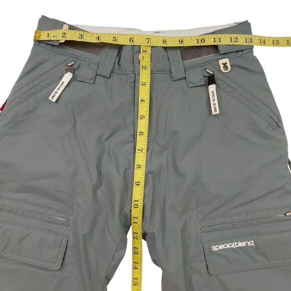 Special Blend Snow Ski Cargo Pants Womens XS Gray Insulated Nylon Winter Outdoor - Picture 10 of 11